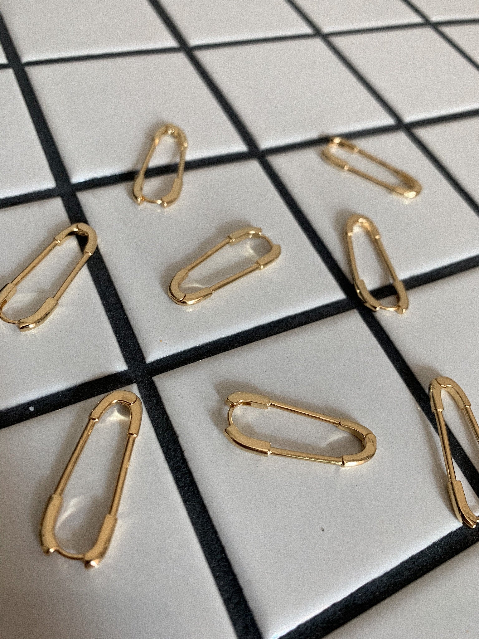 Size #4 (2 1/4) Gold Safety Pins | Shop Boleks